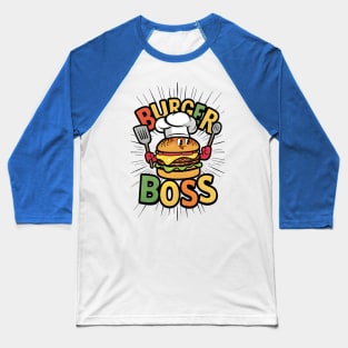 Burger Boss Baseball T-Shirt